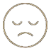 Sad face